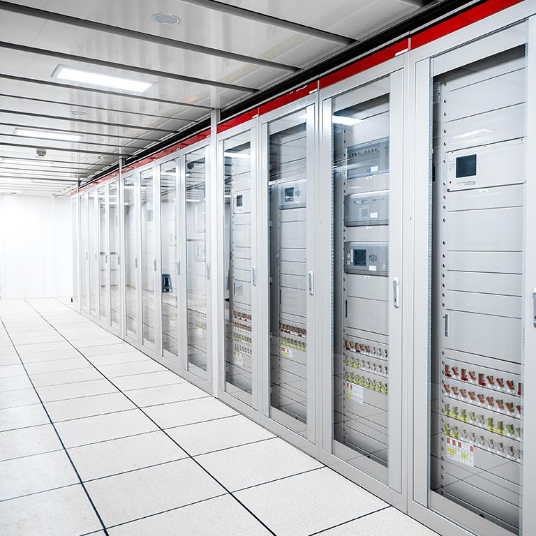 behind the scenes look of a data center